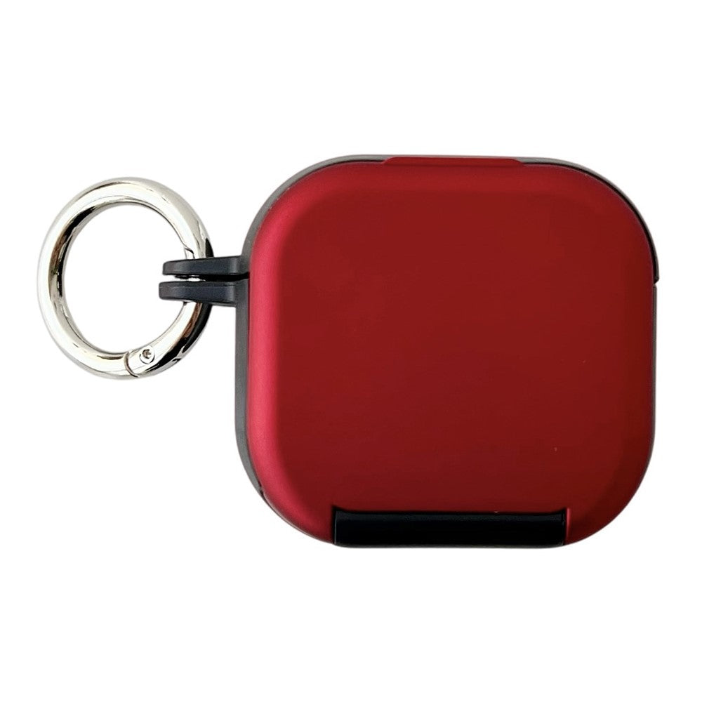 Compatible With  AirPods 5 / 4 Protective Case PC + TPU TWS Earphone Charging Case Cover with Hook - Red