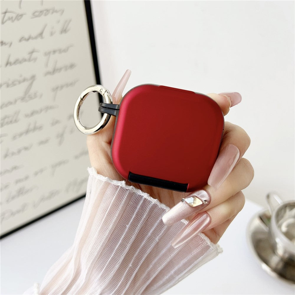 Compatible With  AirPods 5 / 4 Protective Case PC + TPU TWS Earphone Charging Case Cover with Hook - Red