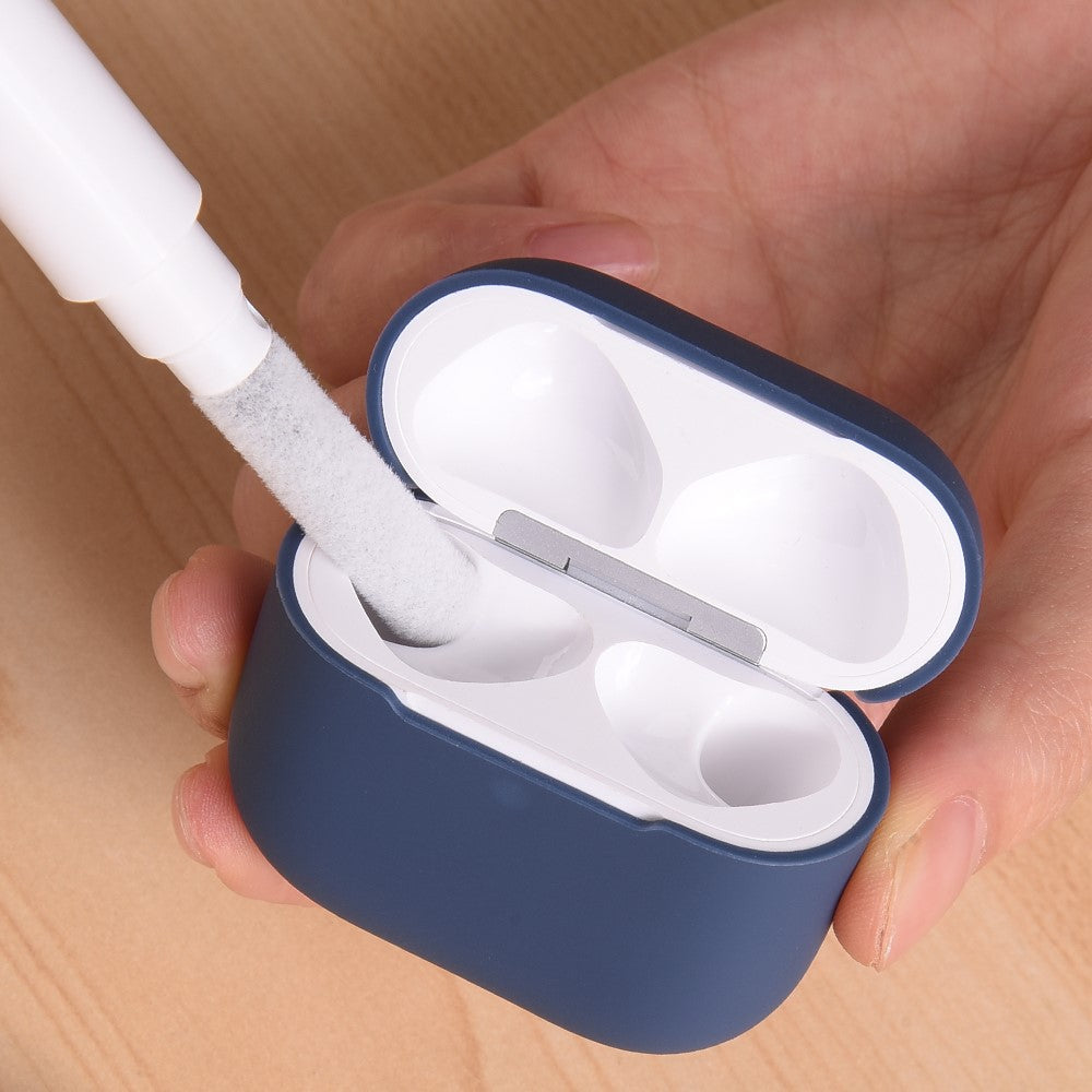Compatible With  AirPods 5 / 4 Silicone Earbuds Case Soft Protective Cover No Hook with Cleaning Pen - Pink