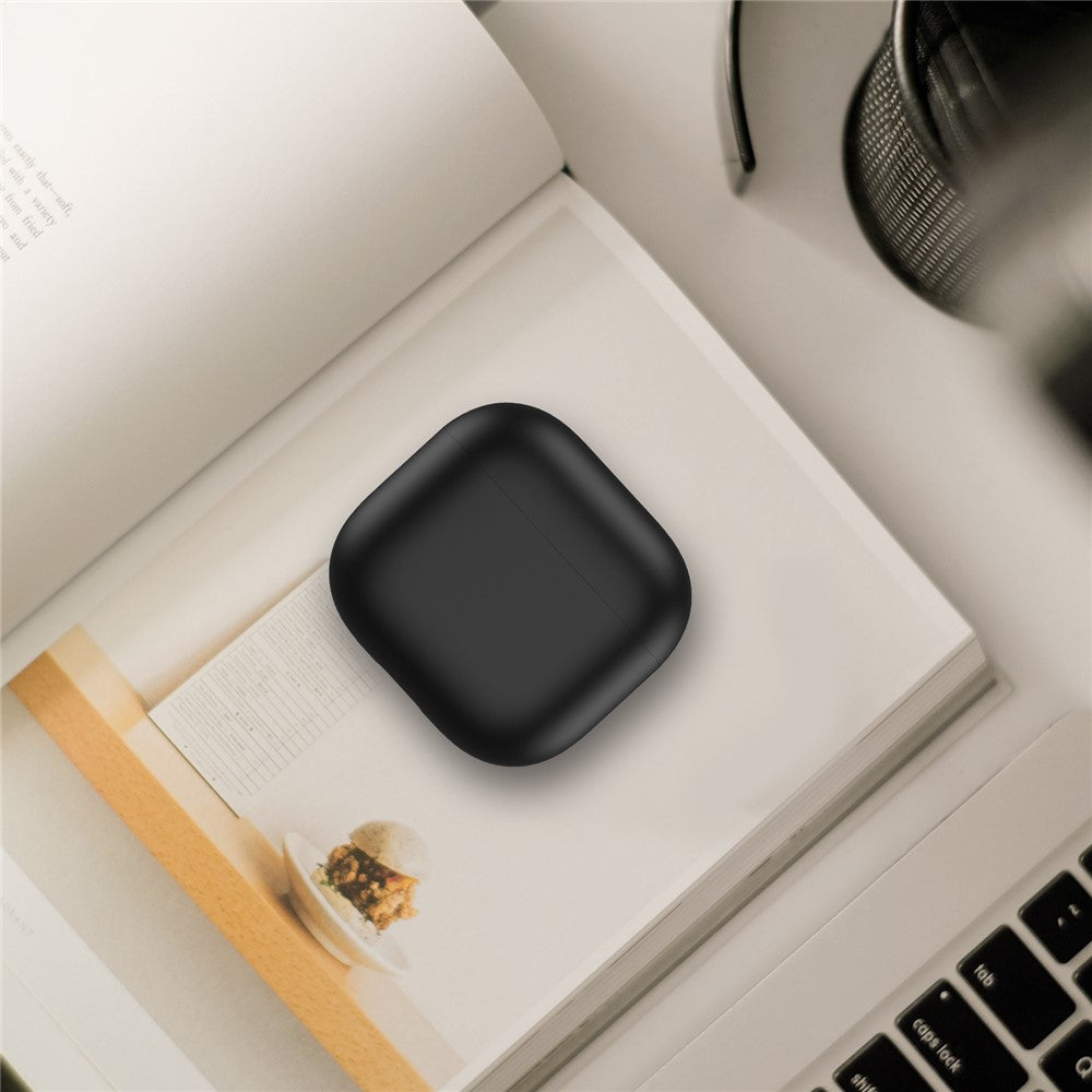 AHASTYLE WG172 Compatible With  AirPods 5 / 4 Silicone Case Earphone Anti-drop Protective Cover - Black