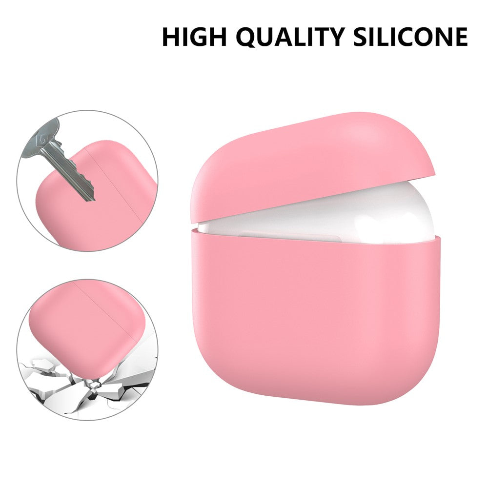 AHASTYLE WG172 Compatible With  AirPods 5 / 4 Silicone Case Earphone Anti-drop Protective Cover - Pink