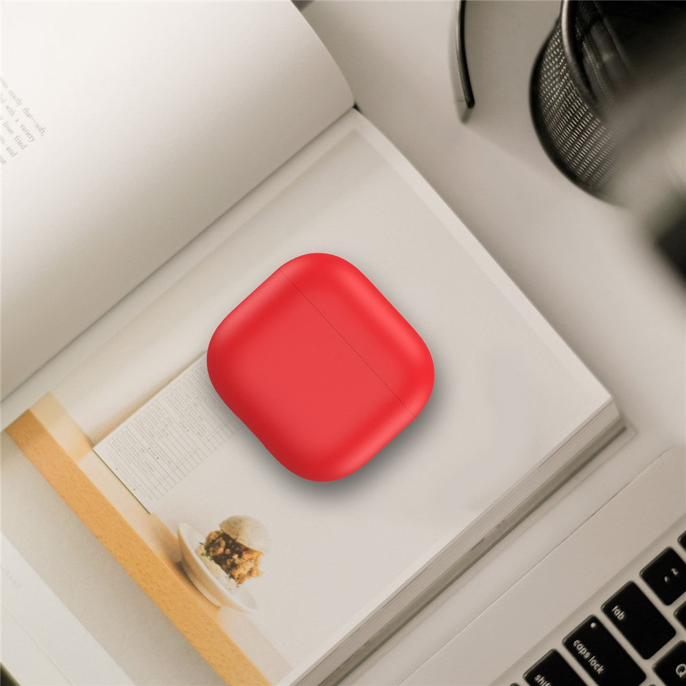 AHASTYLE WG172 Compatible With  AirPods 5 / 4 Silicone Case Earphone Anti-drop Protective Cover - Red