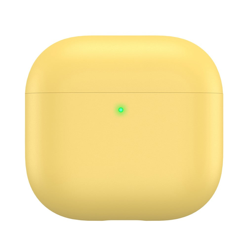 AHASTYLE WG172 Compatible With  AirPods 5 / 4 Silicone Case Earphone Anti-drop Protective Cover - Yellow