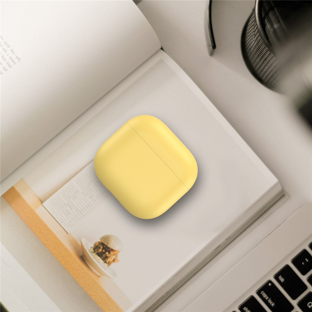 AHASTYLE WG172 Compatible With  AirPods 5 / 4 Silicone Case Earphone Anti-drop Protective Cover - Yellow
