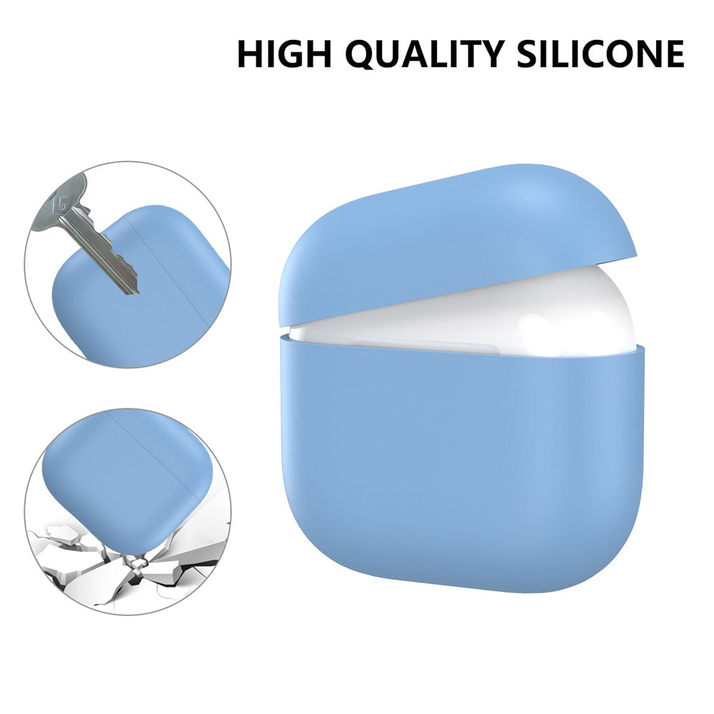 AHASTYLE WG172 Compatible With  AirPods 5 / 4 Silicone Case Earphone Anti-drop Protective Cover - Sky Blue