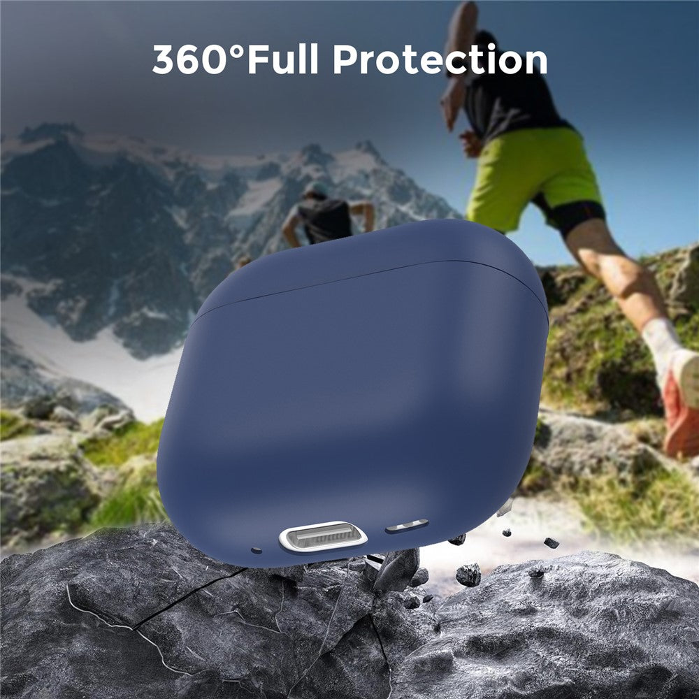 AHASTYLE WG172 Compatible With  AirPods 5 / 4 Silicone Case Earphone Anti-drop Protective Cover - Blue
