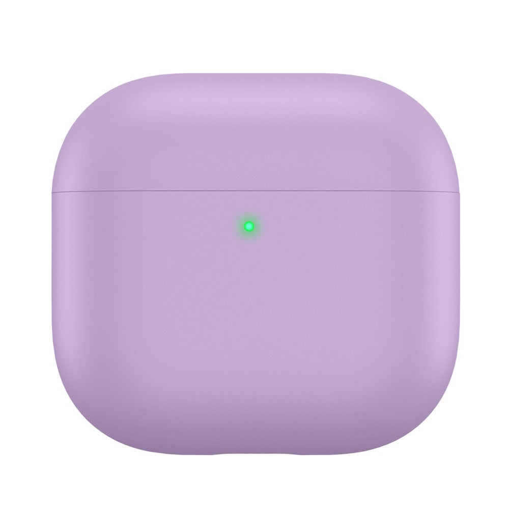 AHASTYLE WG172 Compatible With  AirPods 5 / 4 Silicone Case Earphone Anti-drop Protective Cover - Purple