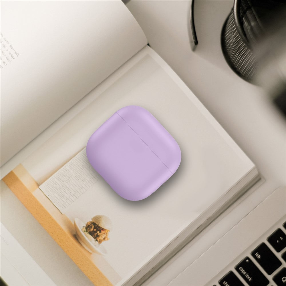 AHASTYLE WG172 Compatible With  AirPods 5 / 4 Silicone Case Earphone Anti-drop Protective Cover - Purple