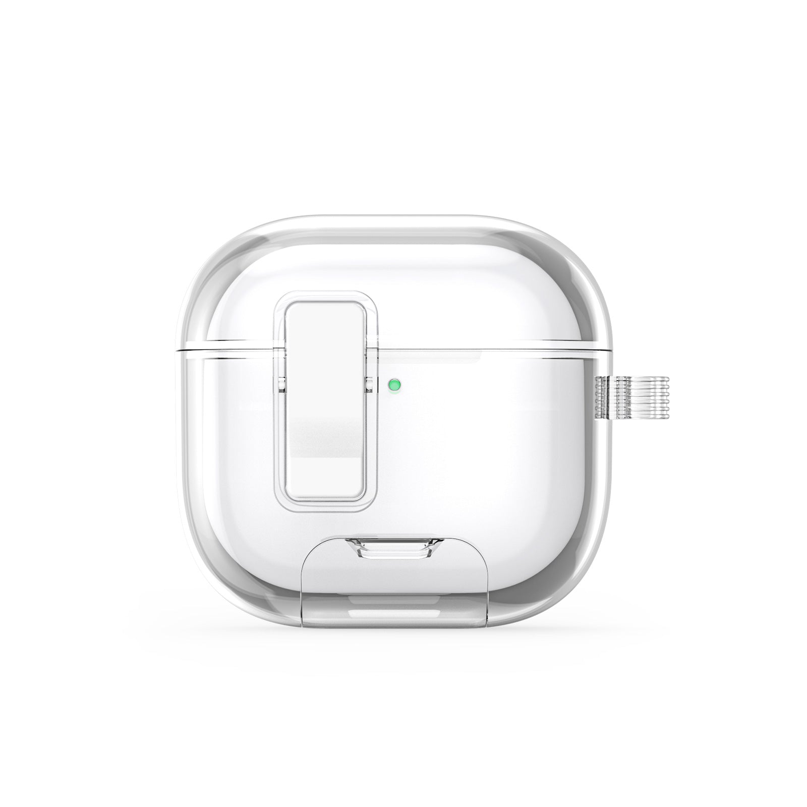 DUX DUCIS Compatible With  AirPods 5 / 4 Earphone Case  PECR Series PC+TPU Cover with Phone Holder and Hook - Transparent
