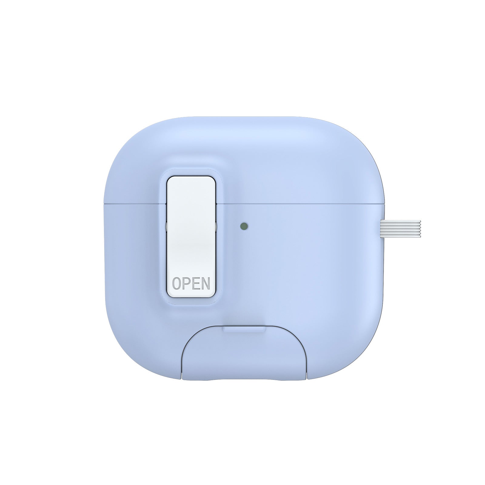 DUX DUCIS Compatible With  AirPods 5 / 4 Earphone Case  PECQ Series Multi-Angle Stand PC+TPU Cover with Hook - Blue White