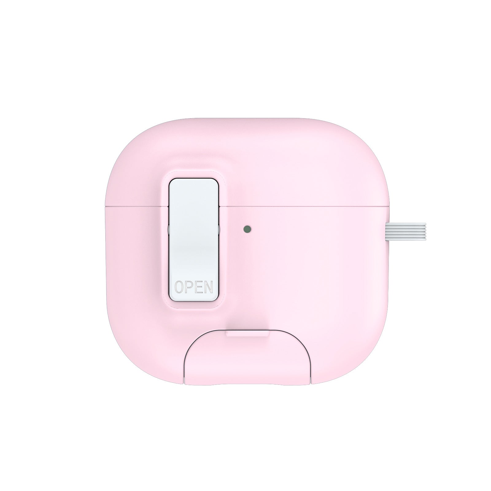 DUX DUCIS Compatible With  AirPods 5 / 4 Earphone Case  PECQ Series Multi-Angle Stand PC+TPU Cover with Hook - Pink White