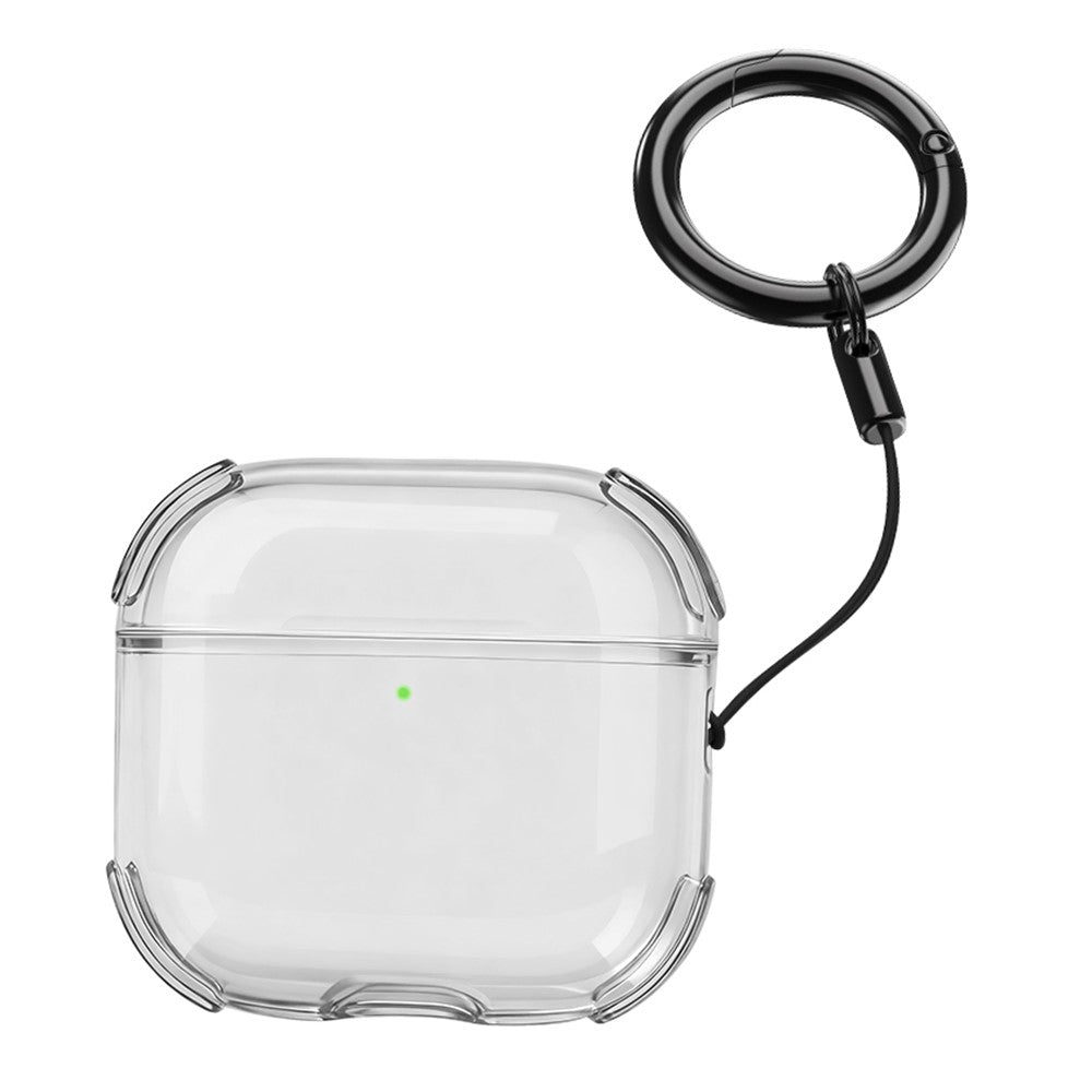 Bulk Purchasing Compatible With  AirPods 5 / 4 Case Ultra Thin Matte TPU Earbuds Protective Cover with Strap Ring - Transparent
