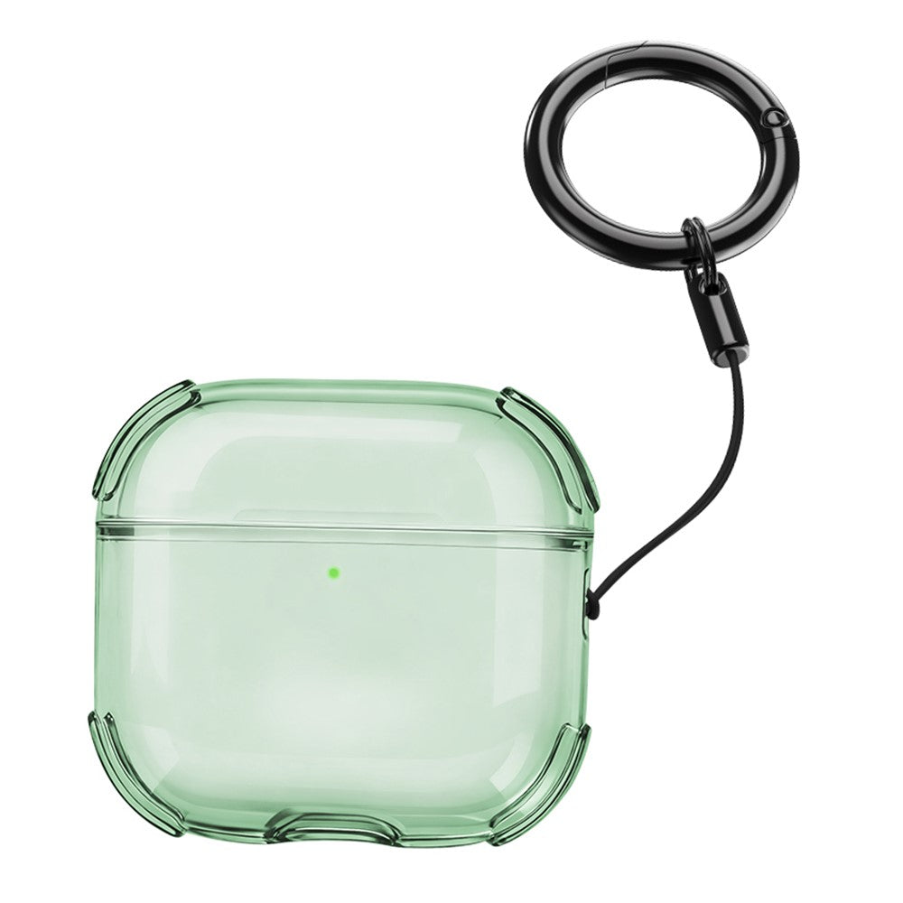 Bulk Purchasing Compatible With  AirPods 5 / 4 Case Ultra Thin Matte TPU Earbuds Protective Cover with Strap Ring - Green