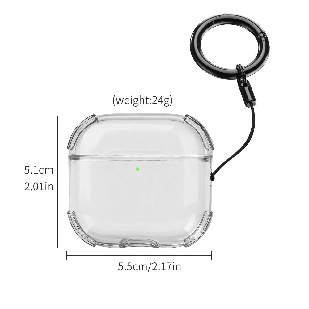 Bulk Purchasing Compatible With  AirPods 5 / 4 Case Ultra Thin Matte TPU Earbuds Protective Cover with Strap Ring - Pink