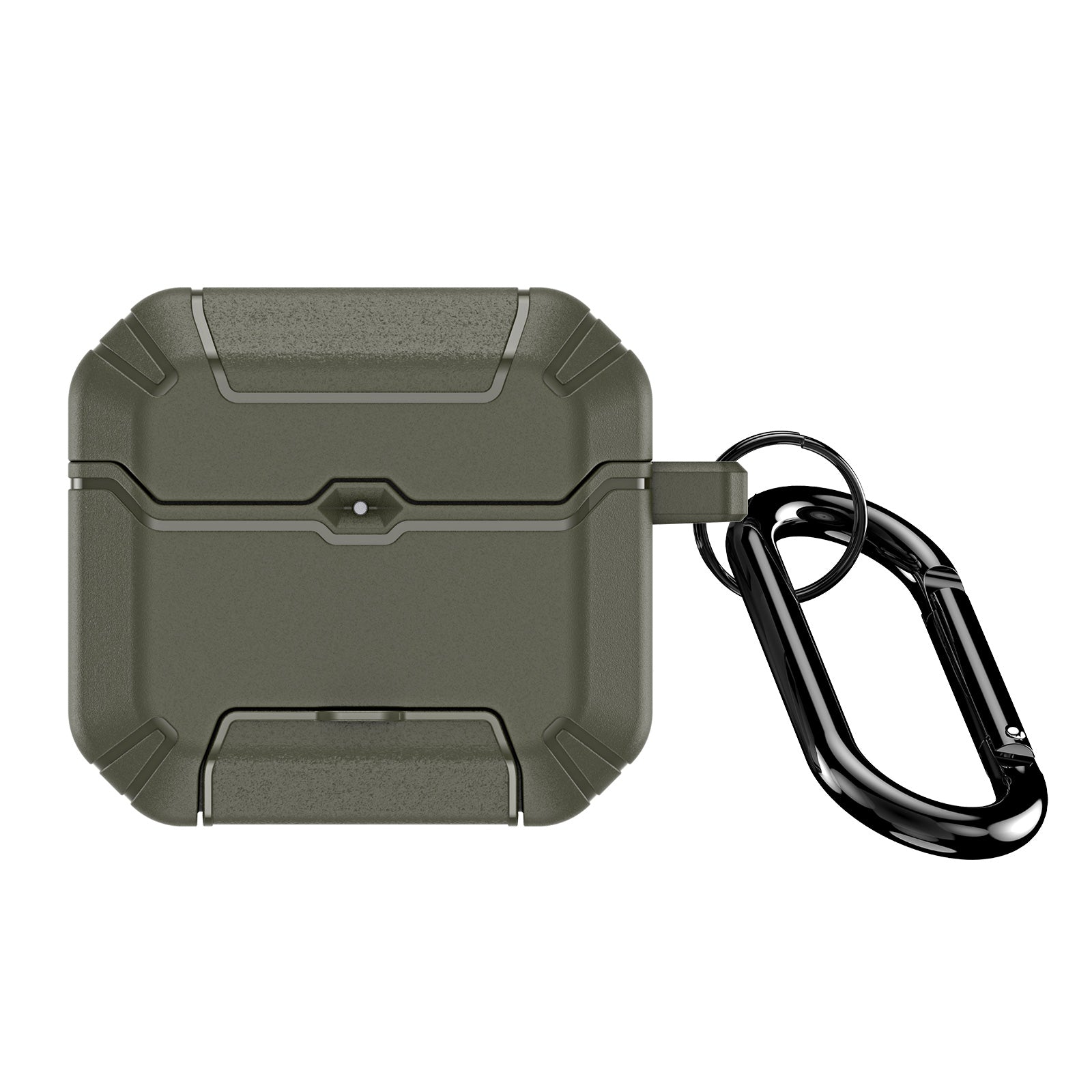 DUX DUCIS Compatible With  AirPods 5 / 4 Earphone Case  PECS Series PC+TPU Cover with Phone Holder and Hook - Green