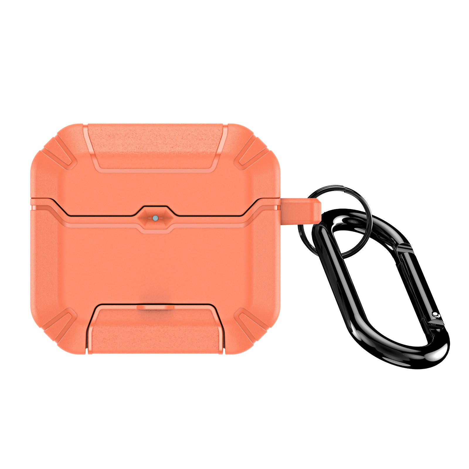DUX DUCIS Compatible With  AirPods 5 / 4 Earphone Case  PECS Series PC+TPU Cover with Phone Holder and Hook - Orange