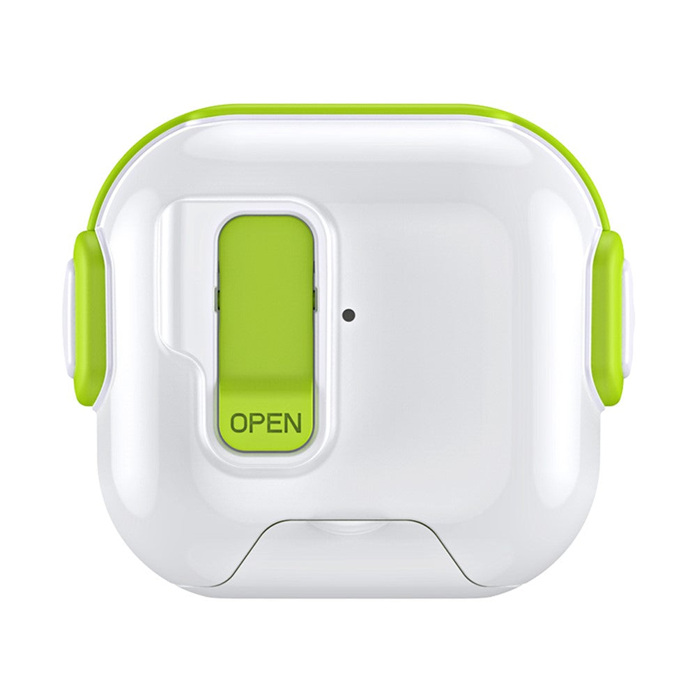 Compatible With  AirPods 5 / 4 Case with Phone Stand Function TPU PC TWS Earbuds Protective Cover - Green
