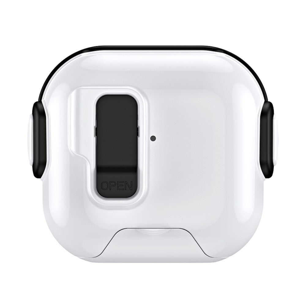 Compatible With  AirPods 5 / 4 Case with Phone Stand Function TPU PC TWS Earbuds Protective Cover - Black