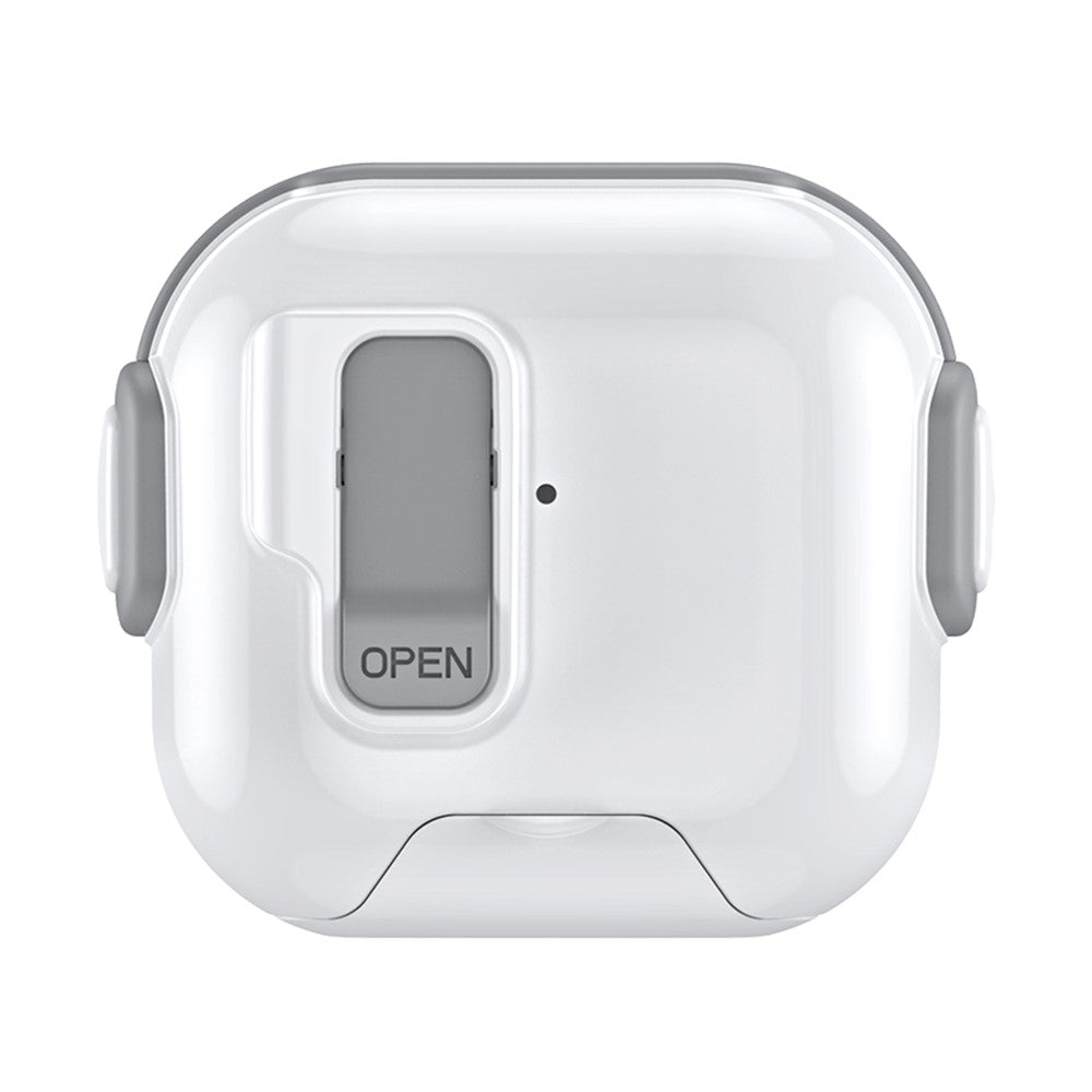 Compatible With  AirPods 5 / 4 Case with Phone Stand Function TPU PC TWS Earbuds Protective Cover - Grey