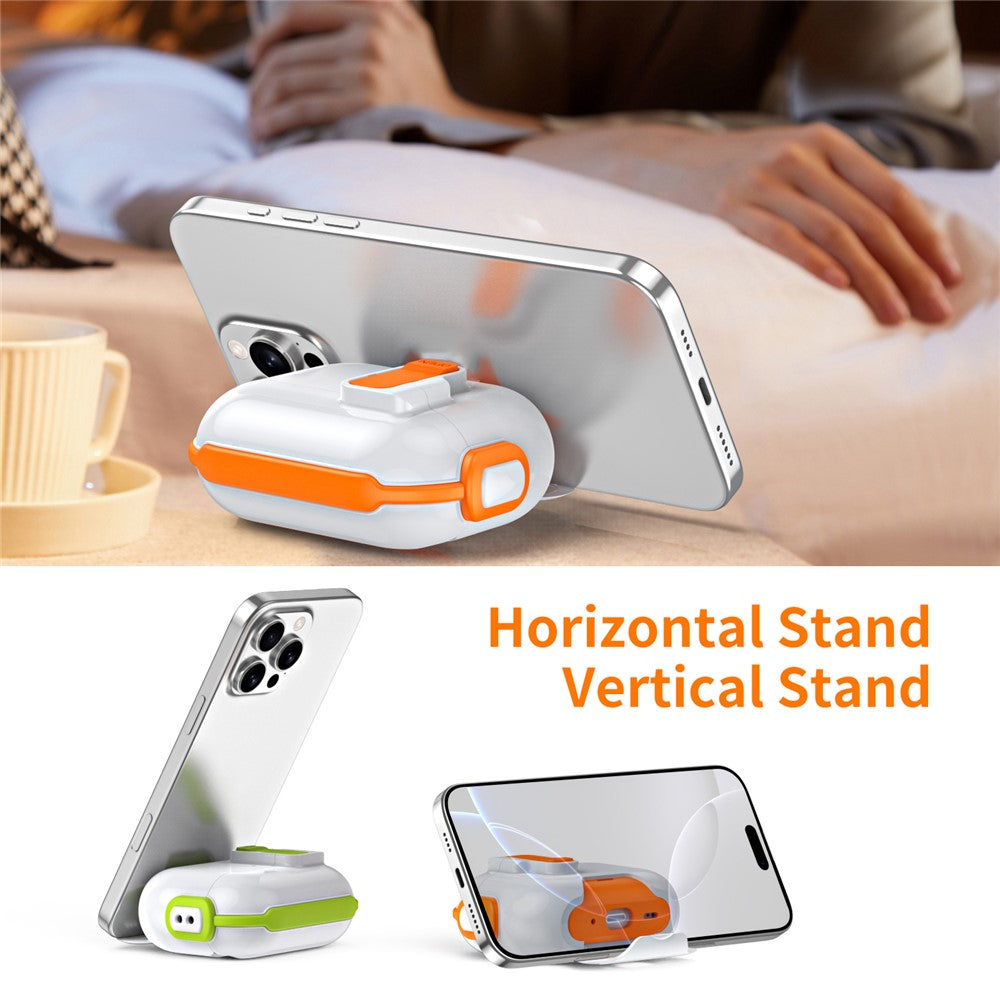Compatible With  AirPods 5 / 4 Case with Phone Stand Function TPU PC TWS Earbuds Protective Cover - Grey