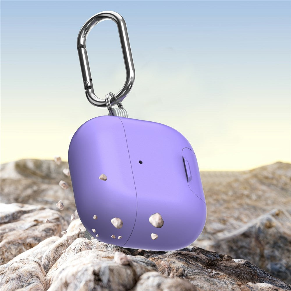 Compatible With  AirPods 5 / 4 Case Foldable Stand TPU PC Magnetic Earbuds Cover with Carabiner - Yellow