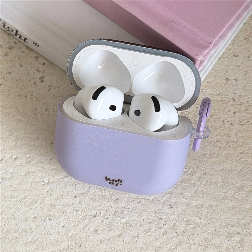 Compatible With  AirPods 4 Polka Dot Case Shockproof Shell TPU Protective Cover with Carabiner Clip