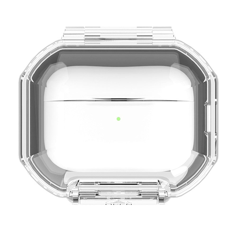 Protective Case Compatible With  AirPods Pro 3 / Pro 2 / Pro / AirPods 5 / 4 / 3 , Hard PC Magnetic Waterproof Shockproof Cover - Transparent
