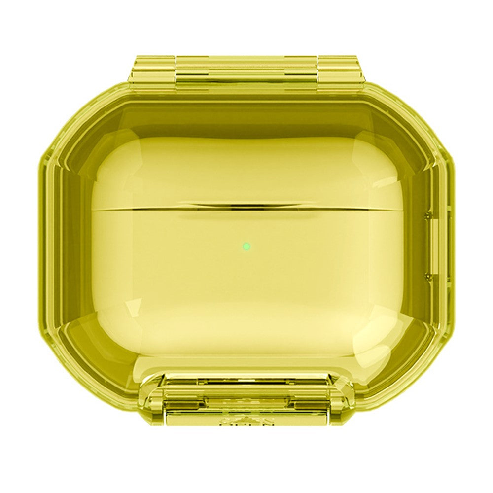 Protective Case Compatible With  AirPods Pro 3 / Pro 2 / Pro / AirPods 5 / 4 / 3 , Hard PC Magnetic Waterproof Shockproof Cover - Transparent Green