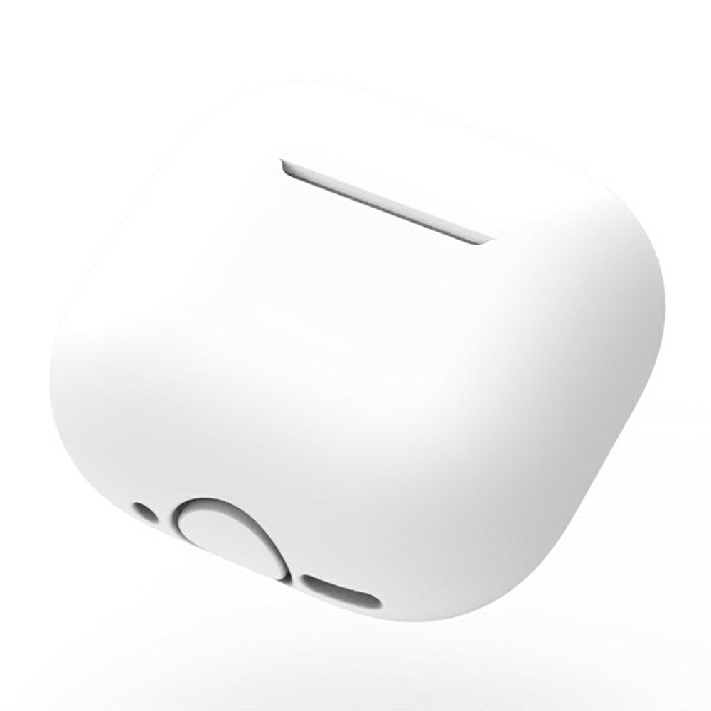 Compatible With  AirPods 5 / 4 Silicone Case Shockproof Precise Cutouts Earphone Protective Cover - White