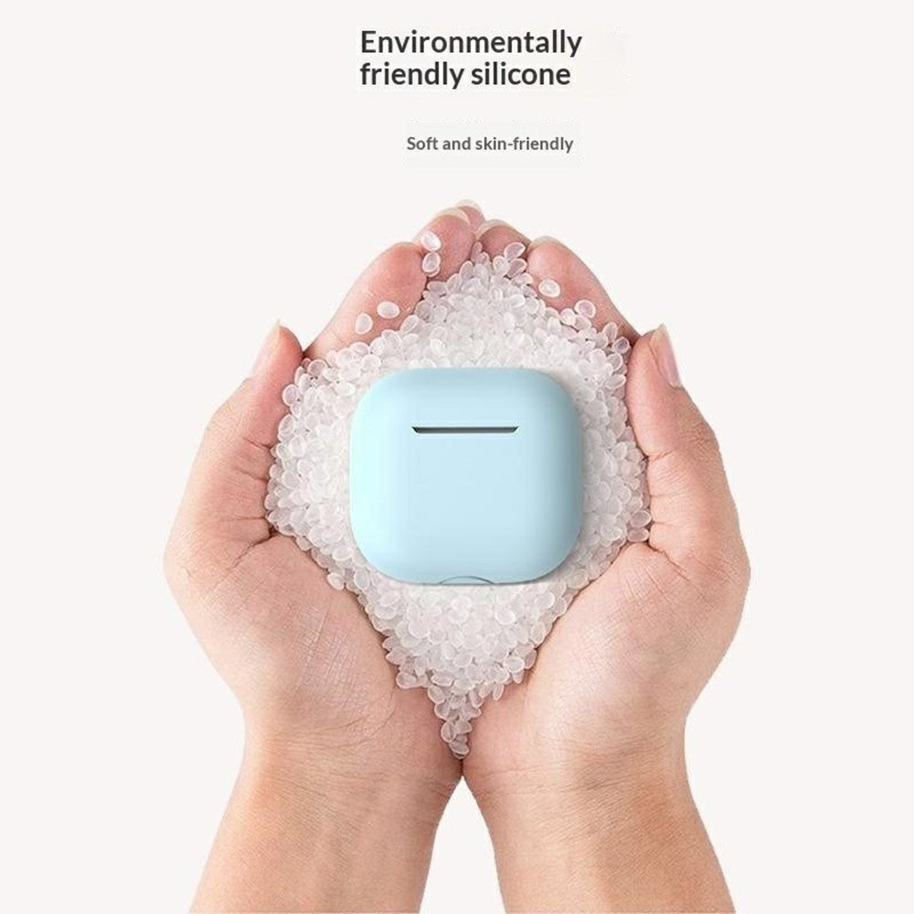 Compatible With  AirPods 5 / 4 Silicone Case Shockproof Precise Cutouts Earphone Protective Cover - Pink