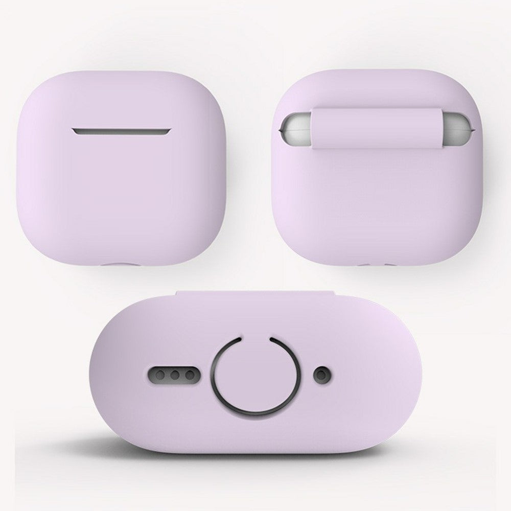 Compatible With  AirPods 5 / 4 Silicone Case Shockproof Precise Cutouts Earphone Protective Cover - Green