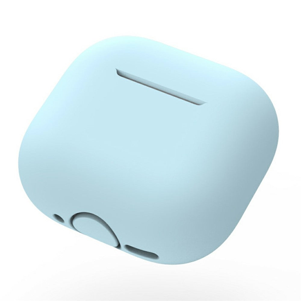 Compatible With  AirPods 5 / 4 Silicone Case Shockproof Precise Cutouts Earphone Protective Cover - Baby Blue