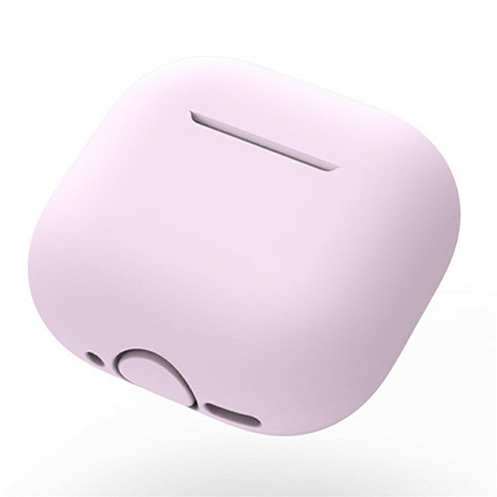 Compatible With  AirPods 5 / 4 Silicone Case Shockproof Precise Cutouts Earphone Protective Cover - Purple