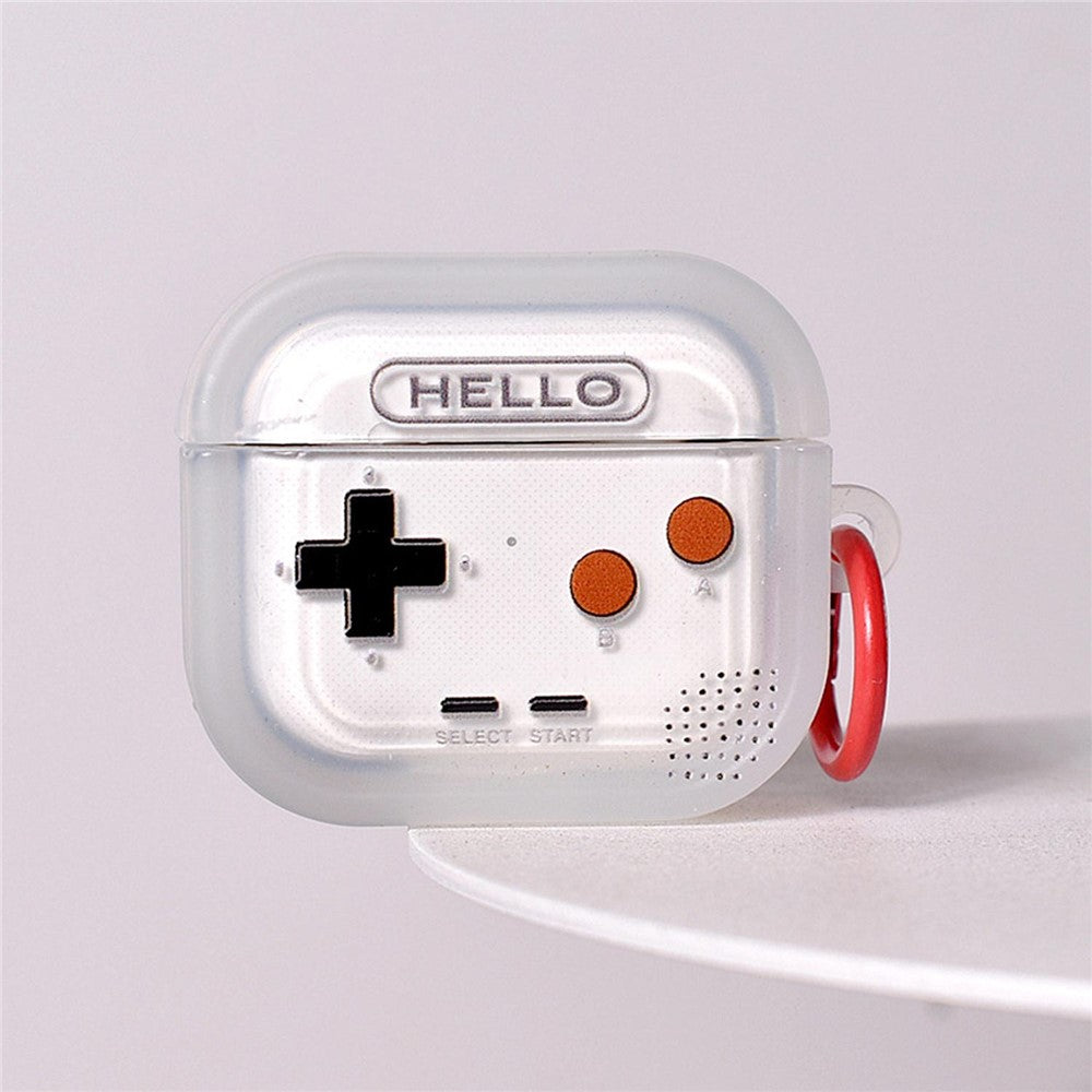 Compatible With  AirPods 5 / AirPods 4 TPU Case Gamepad Design Shockproof Earphone Cover - Transparent