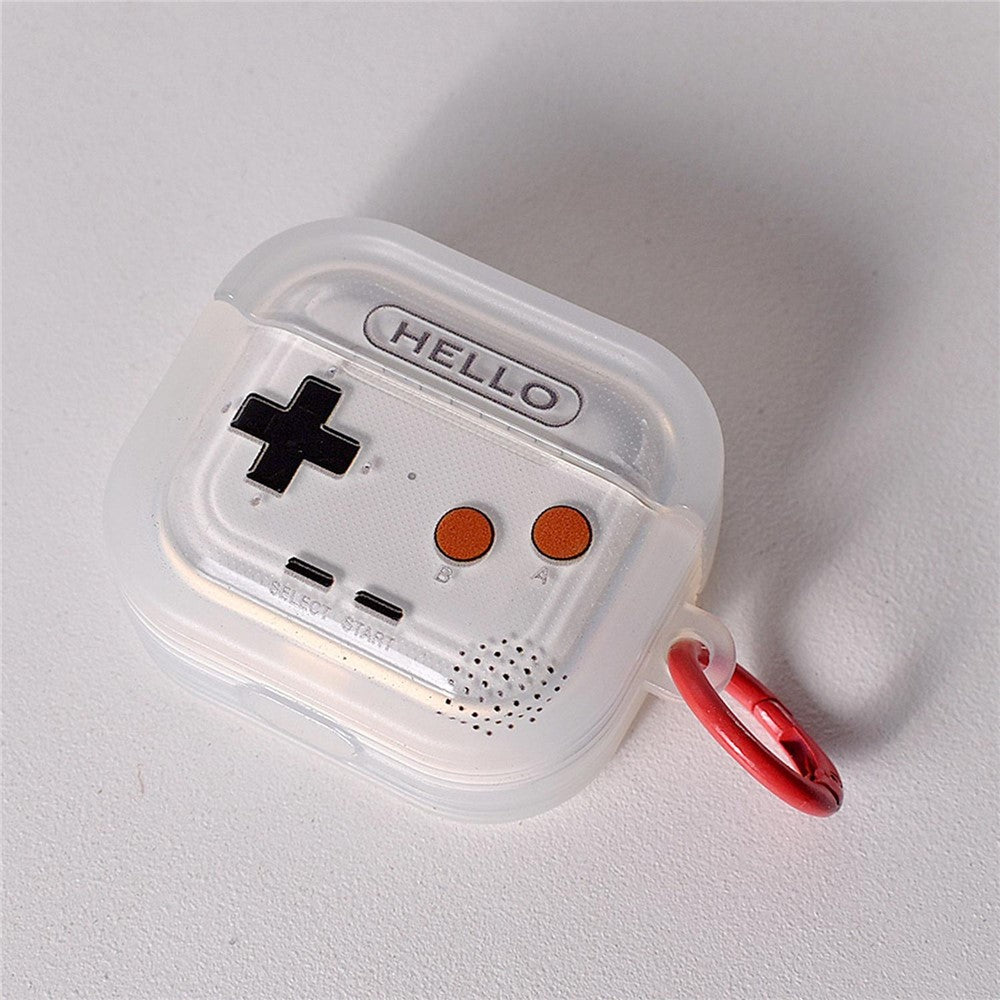 Compatible With  AirPods 5 / AirPods 4 TPU Case Gamepad Design Shockproof Earphone Cover - Transparent