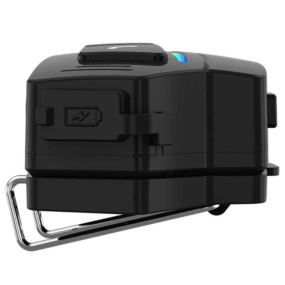 COOLREACH X8 Motorcycle Helmet Bluetooth-Compatible Headset Wireless Riding Earphones with 2 in 1 Soft and Hard Mic
