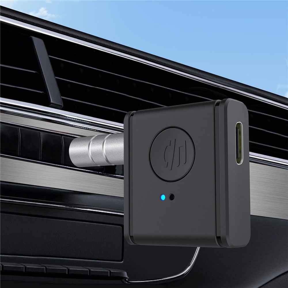 B1 3.5mm Car Audio Adapter HiFi Sound Hand-Free Call Bluetooth-compatible 5.3 AUX Receiver