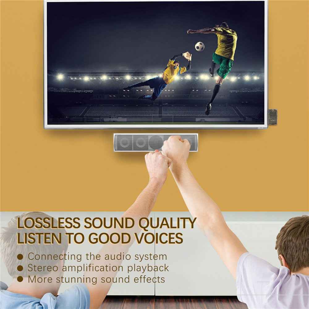 EARLDOM ET-BR01 Transparent Bluetooth-compatible 5.3 Audio Receiver Car Hand-Free Call 3.5mm AUX Adapter