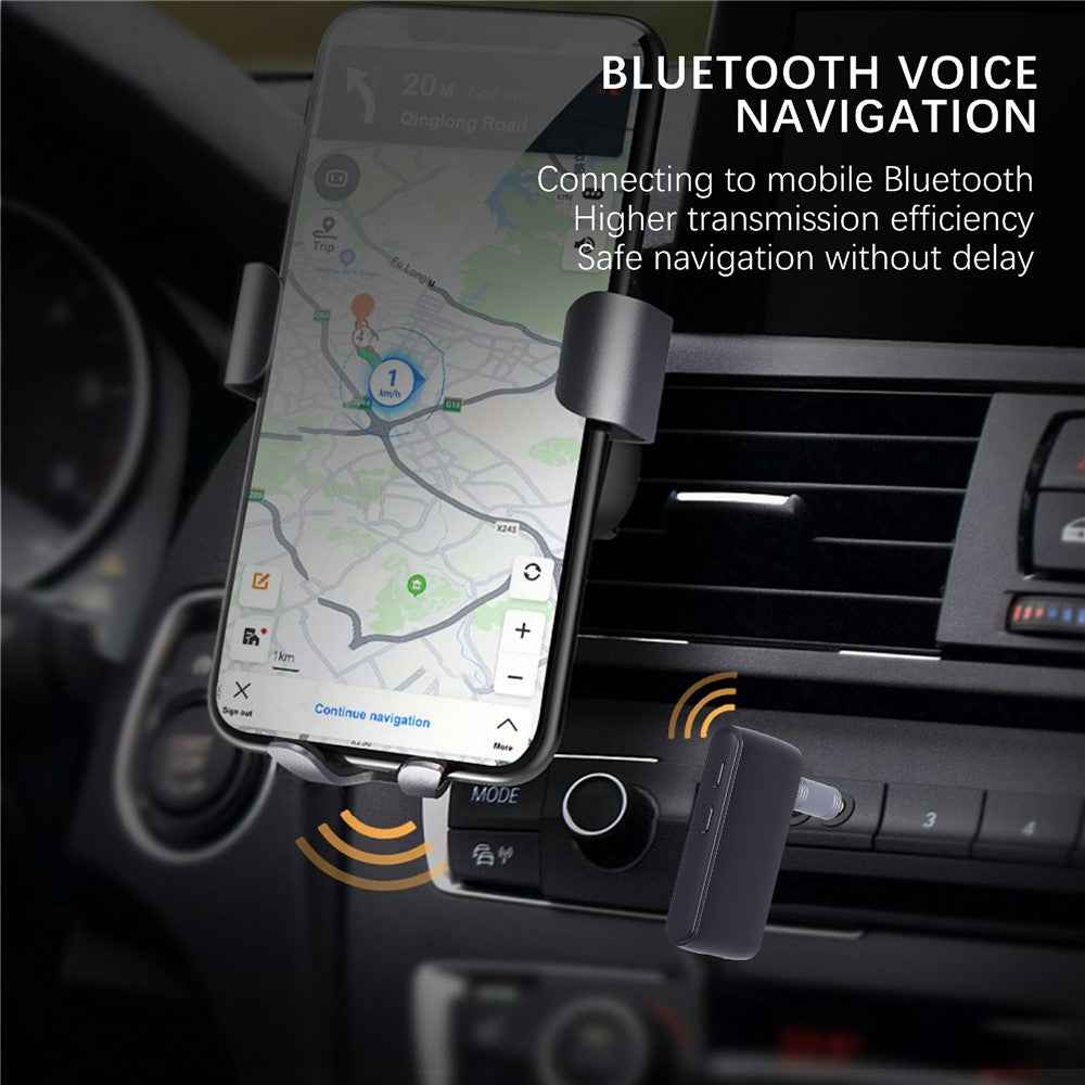 EARLDOM ET-BR02 Bluetooth-compatible 5.3 Adapter Hand-Free Call 3.5mm AUX Car Audio Speaker Stereo Receiver