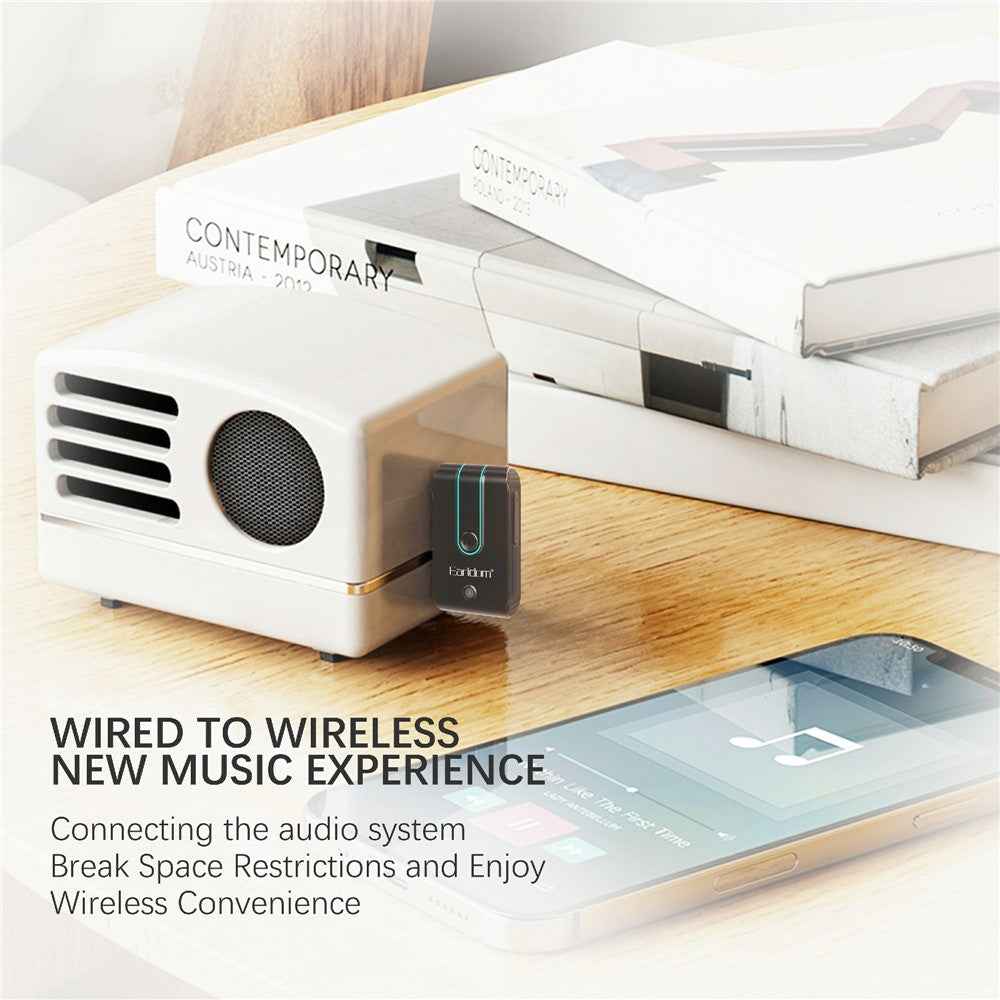 EARLDOM ET-BR05 Bluetooth-compatible 5.3 Wireless Adapter Hand-Free Call 3.5mm AUX Car Audio Speaker Receiver