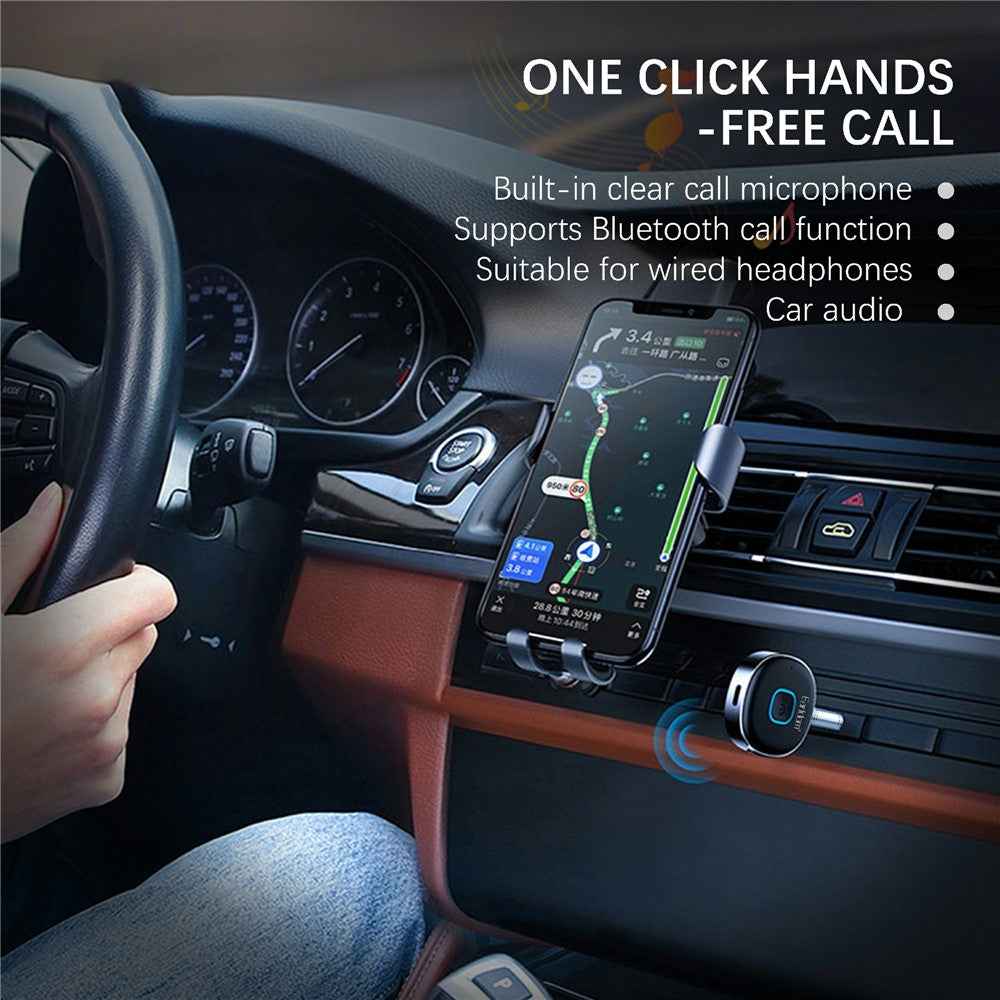 EARLDOM ET-BR03 Bluetooth-compatible 5.3 Wireless Receiver 3.5mm AUX Car Audio System Speaker Adapter