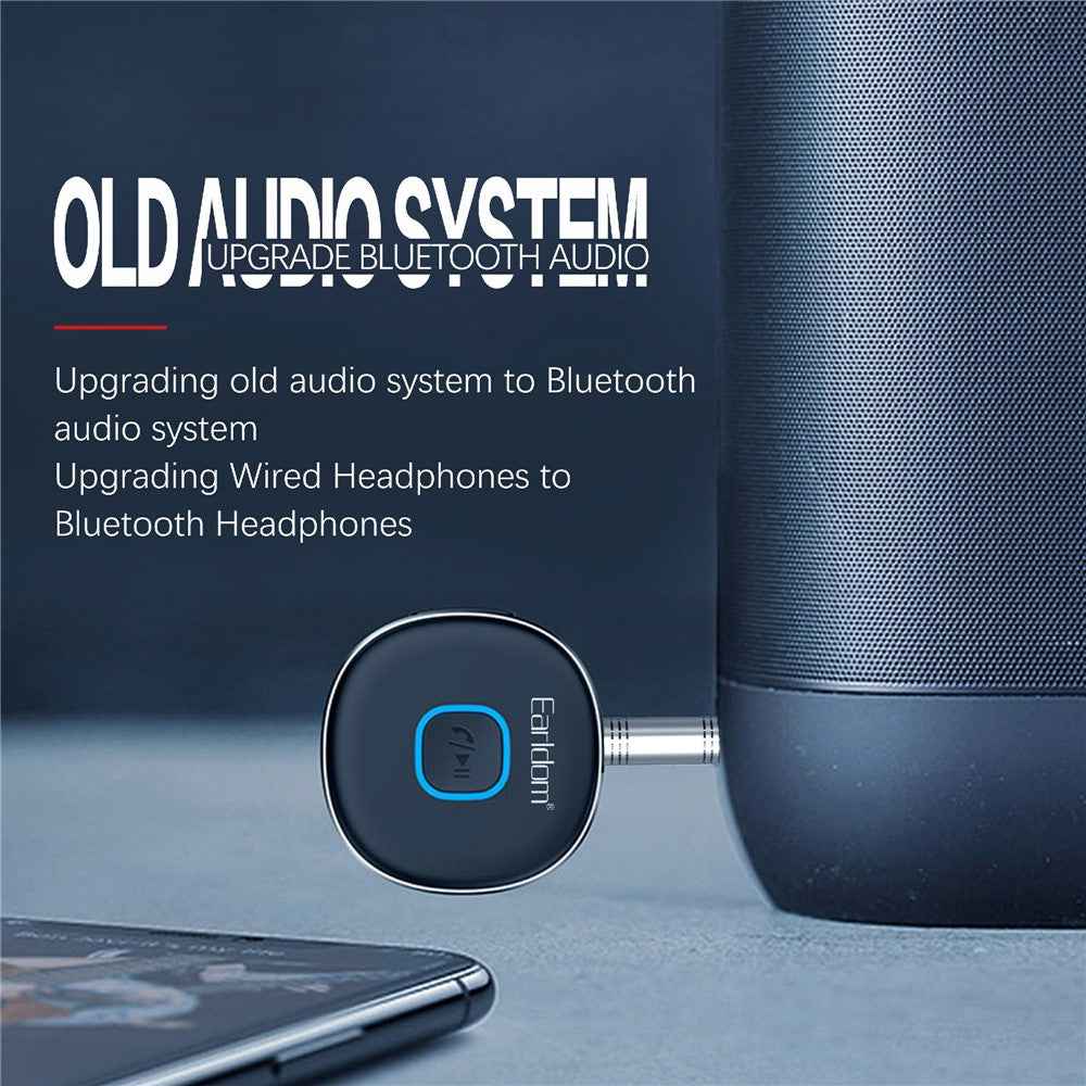 EARLDOM ET-BR03 Bluetooth-compatible 5.3 Wireless Receiver 3.5mm AUX Car Audio System Speaker Adapter
