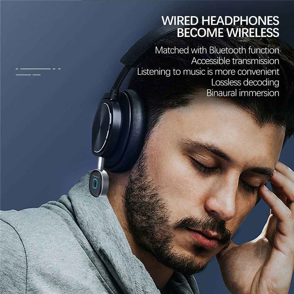 EARLDOM ET-BR03 Bluetooth-compatible 5.3 Wireless Receiver 3.5mm AUX Car Audio System Speaker Adapter