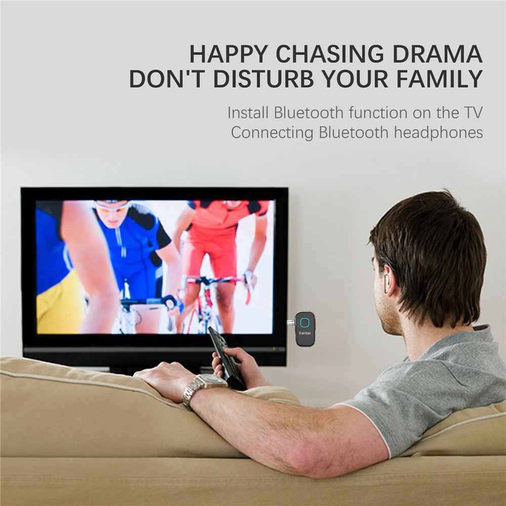 EARLDOM ET-BR04 Bluetooth-compatible Receiver 3.5mm AUX Car Audio System Speaker Wireless Adapter