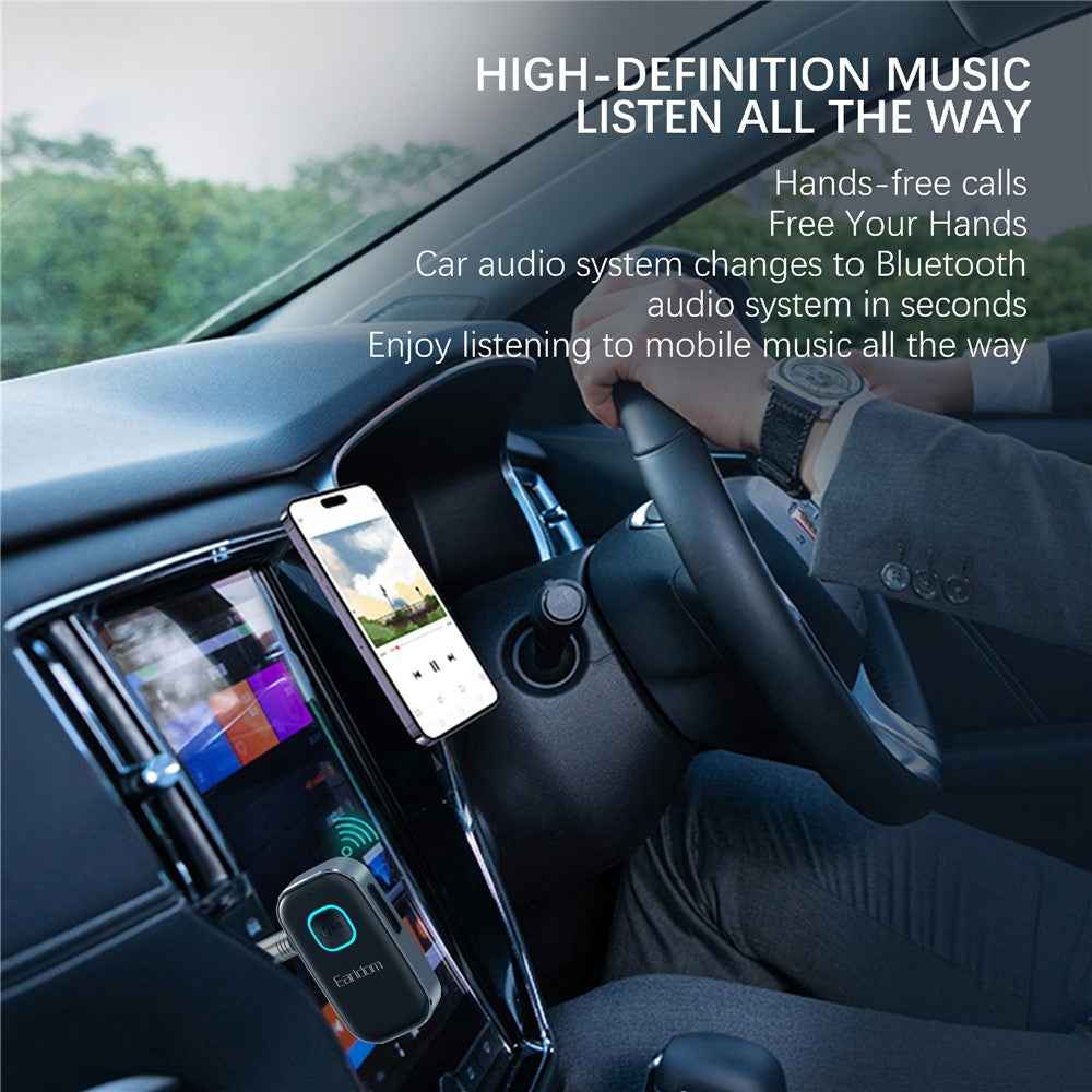 EARLDOM ET-BR04 Bluetooth-compatible Receiver 3.5mm AUX Car Audio System Speaker Wireless Adapter