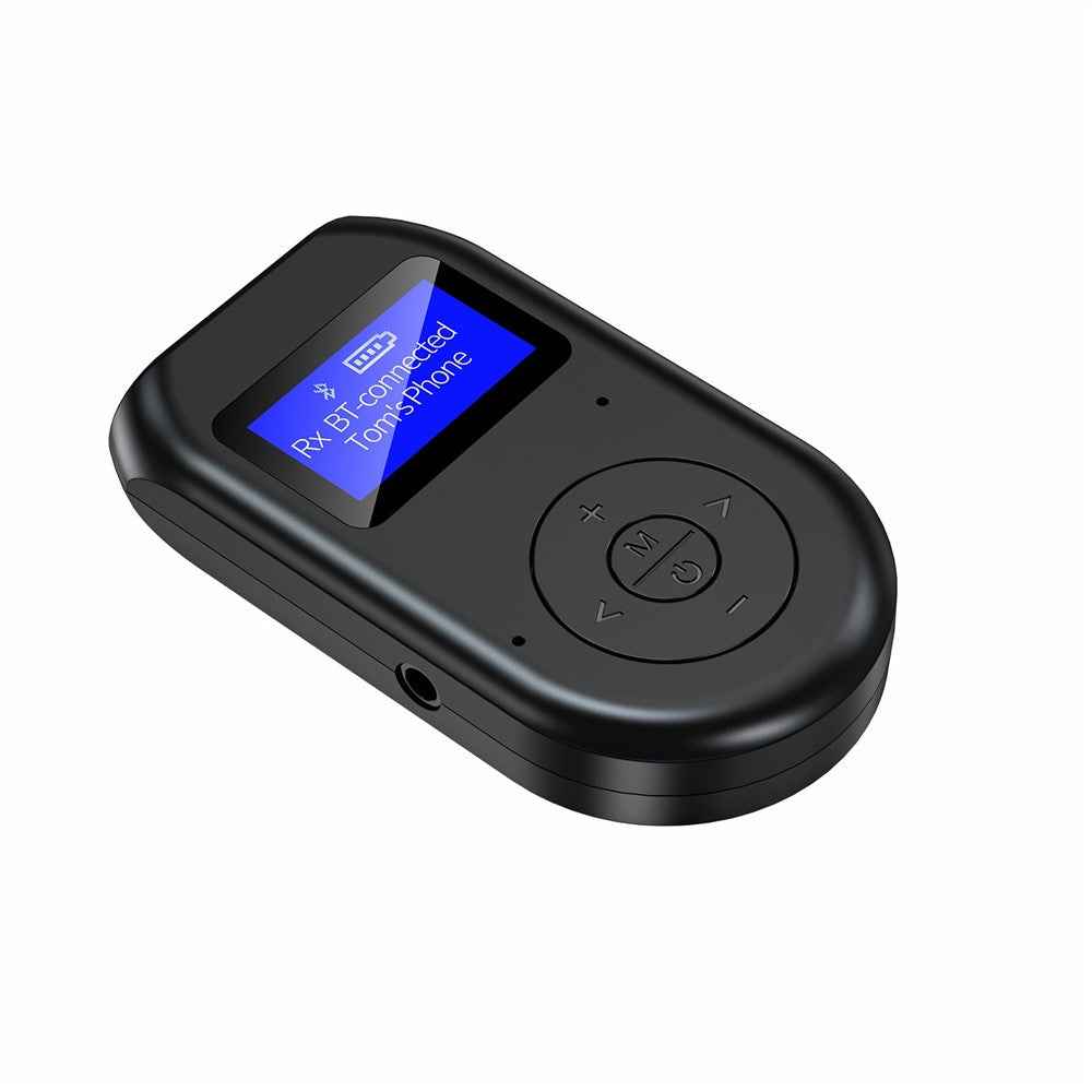 BT11 LCD Display Bluetooth-compatible 5.0 Audio Transmitter Receiver Wireless Adapter for Car PC TV Headphones