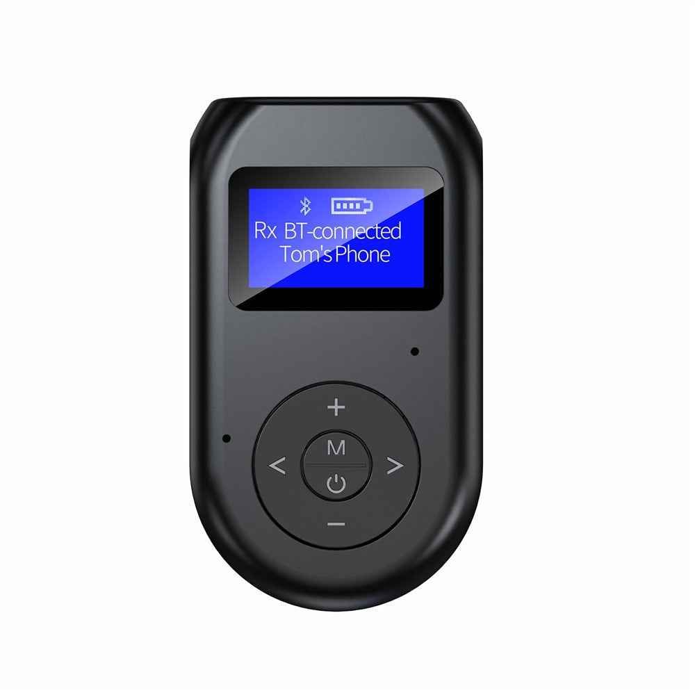 BT11 LCD Display Bluetooth-compatible 5.0 Audio Transmitter Receiver Wireless Adapter for Car PC TV Headphones