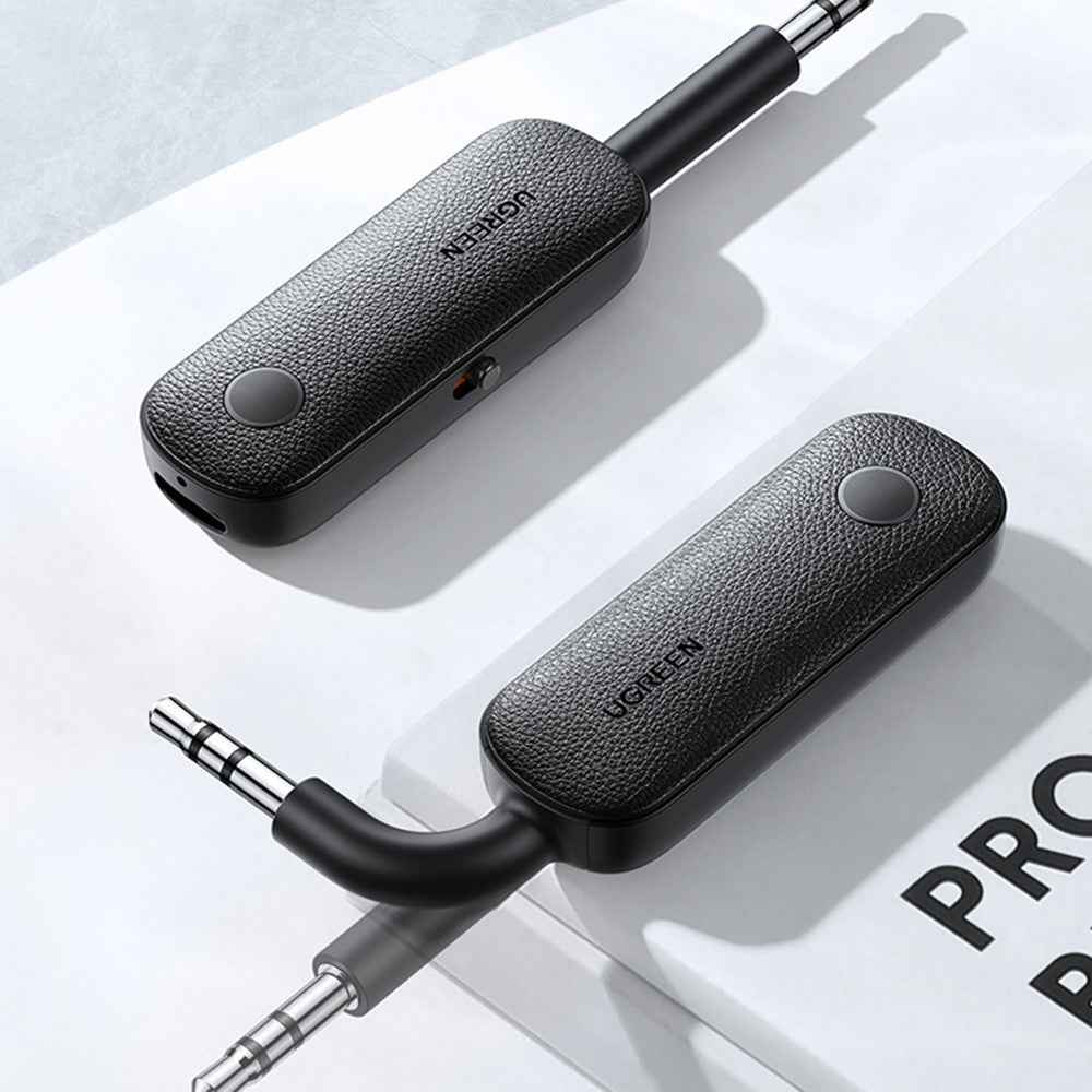 UGREEN 2-in-1 Bluetooth-compatible 5.0 Transmitter Receiver 3.5mm Stereo AUX Adapter for Earphones TV Car Audio
