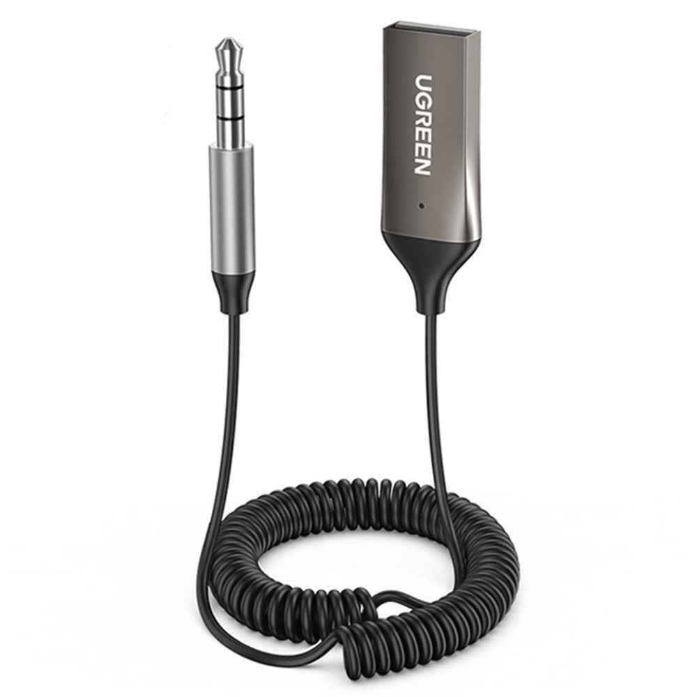 UGREEN Car Bluetooth-compatible 5.0 Adapter USB to 3.5mm Aux Audio Music Wireless Receiver Hands-free Adapter