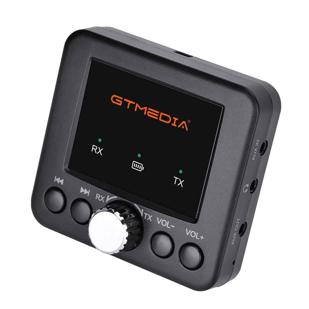 GTMEDIA RT05 2 in 1 Bluetooth-compatible 5.0 Receiver Transmitter Audio Adapter for Phone / Tablet / Car / Computer